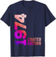 1974 Limited Edition 1974 Birthday Gift , Black, S T-Shirt - T-Shirt | Navy
