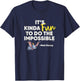 Disney 100 Walt Disney Quote Dumbo Do the Impossible D100 T-Shirt - T-Shirt | Navy