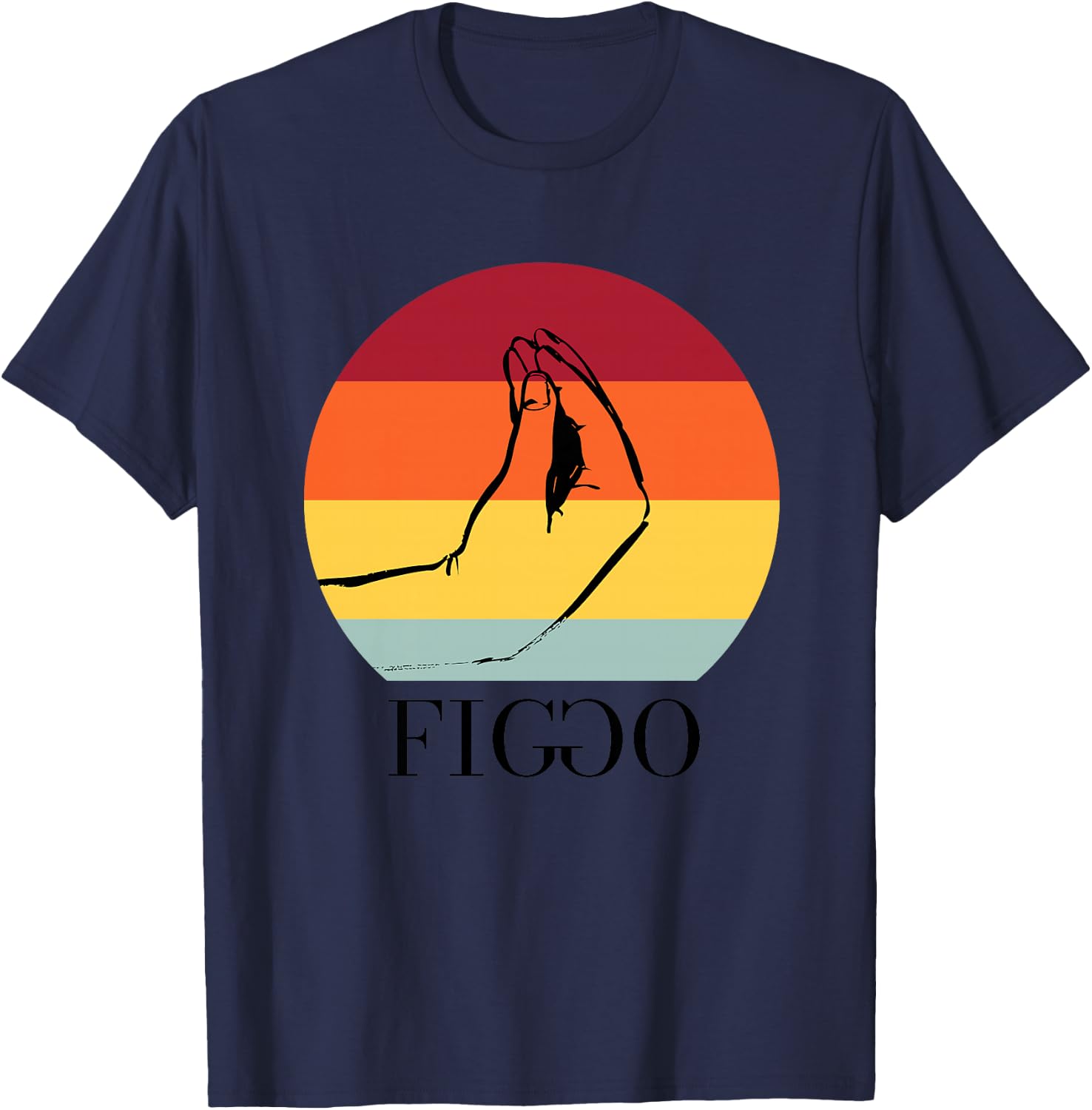 FIGGO Premium T-Shirt - T-Shirt | Navy