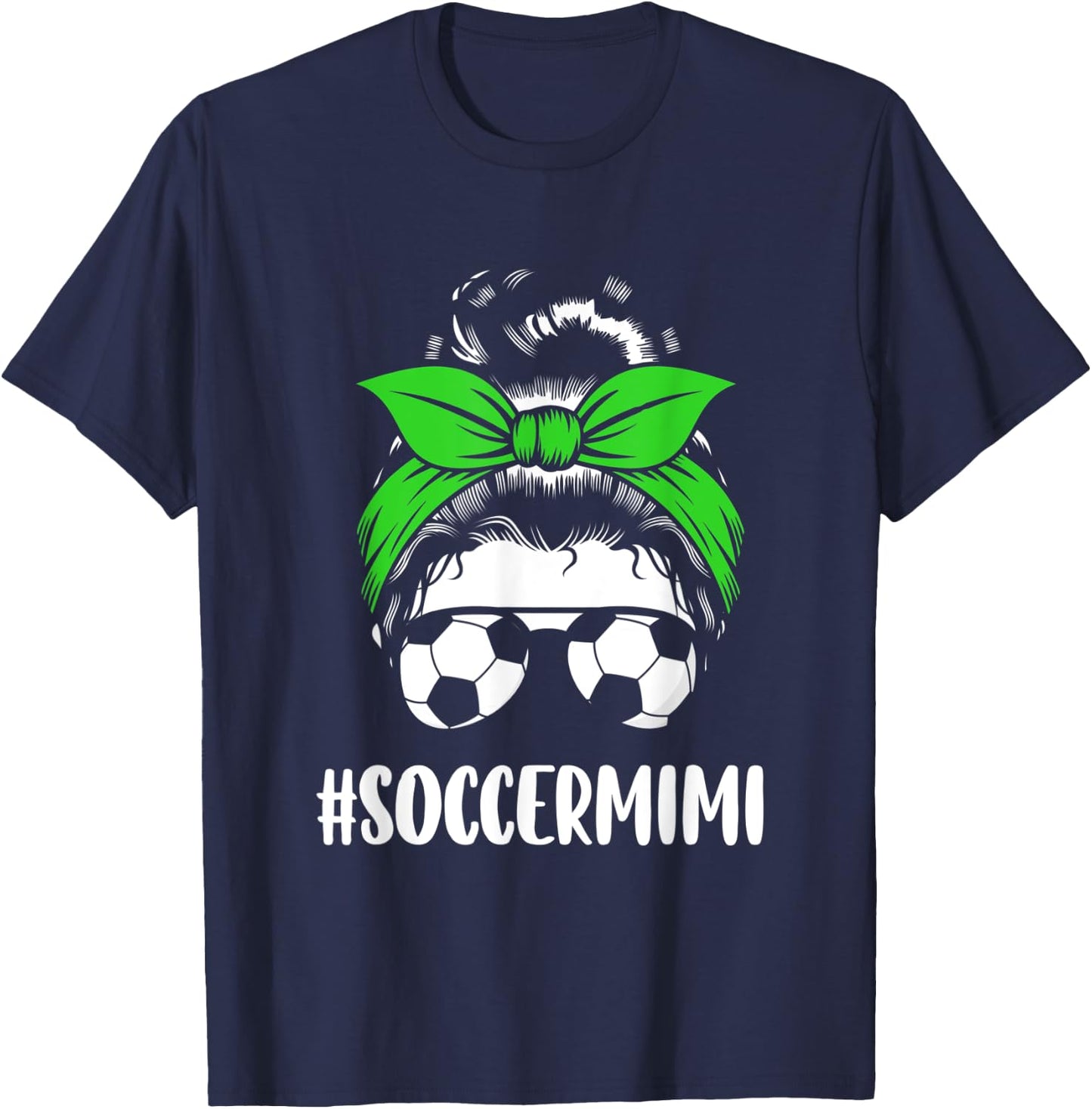 Soccer mimi funny soccer grandma granny T-Shirt - T-Shirt | Navy