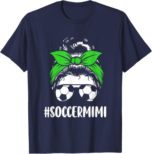 Soccer mimi funny soccer grandma granny T-Shirt - T-Shirt | Navy
