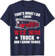 Fire Truck Fireman Wee Woo Fire Truck T-Shirt - T-Shirt | Navy