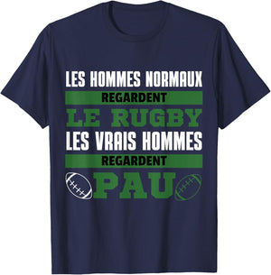 Supporter Rugby Pau Gift Humour T-Shirt - T-Shirt | Navy