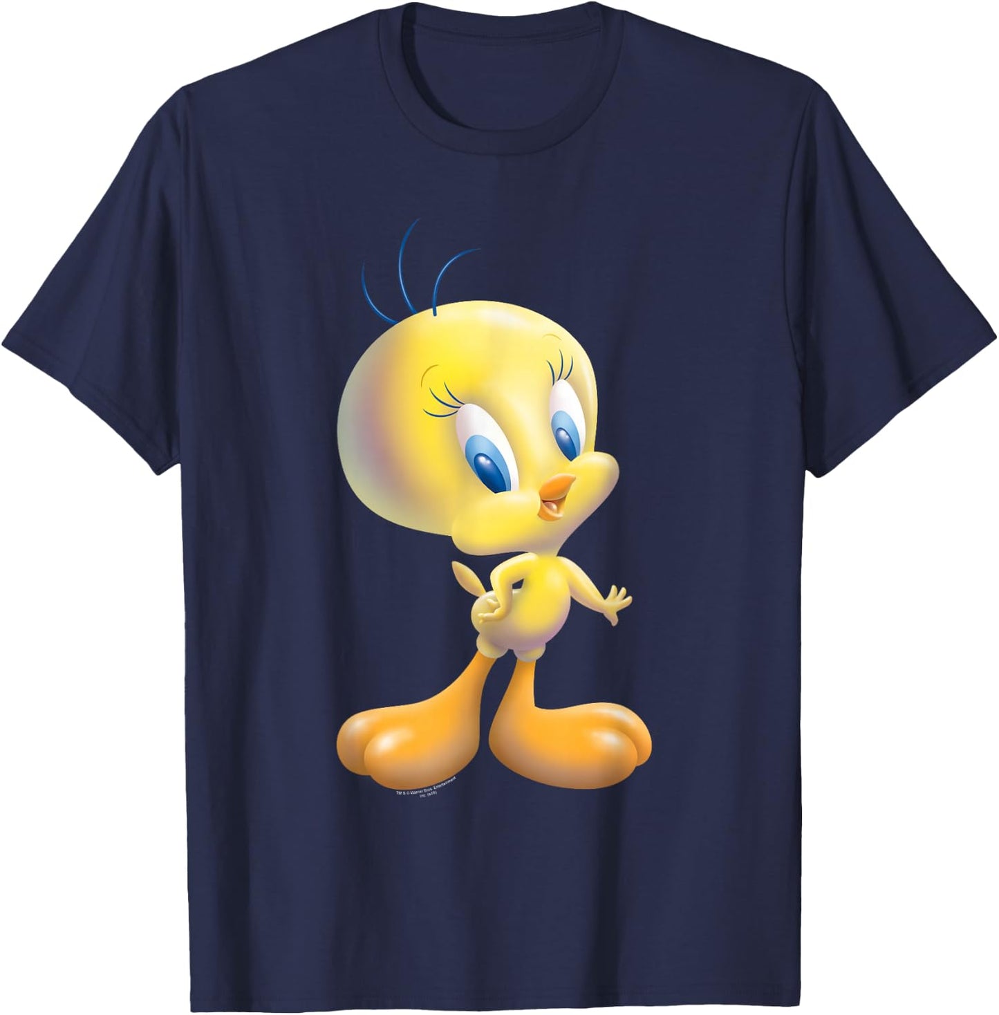 Looney Tunes Tweety Bird Airbrushed T-Shirt - T-Shirt | Navy
