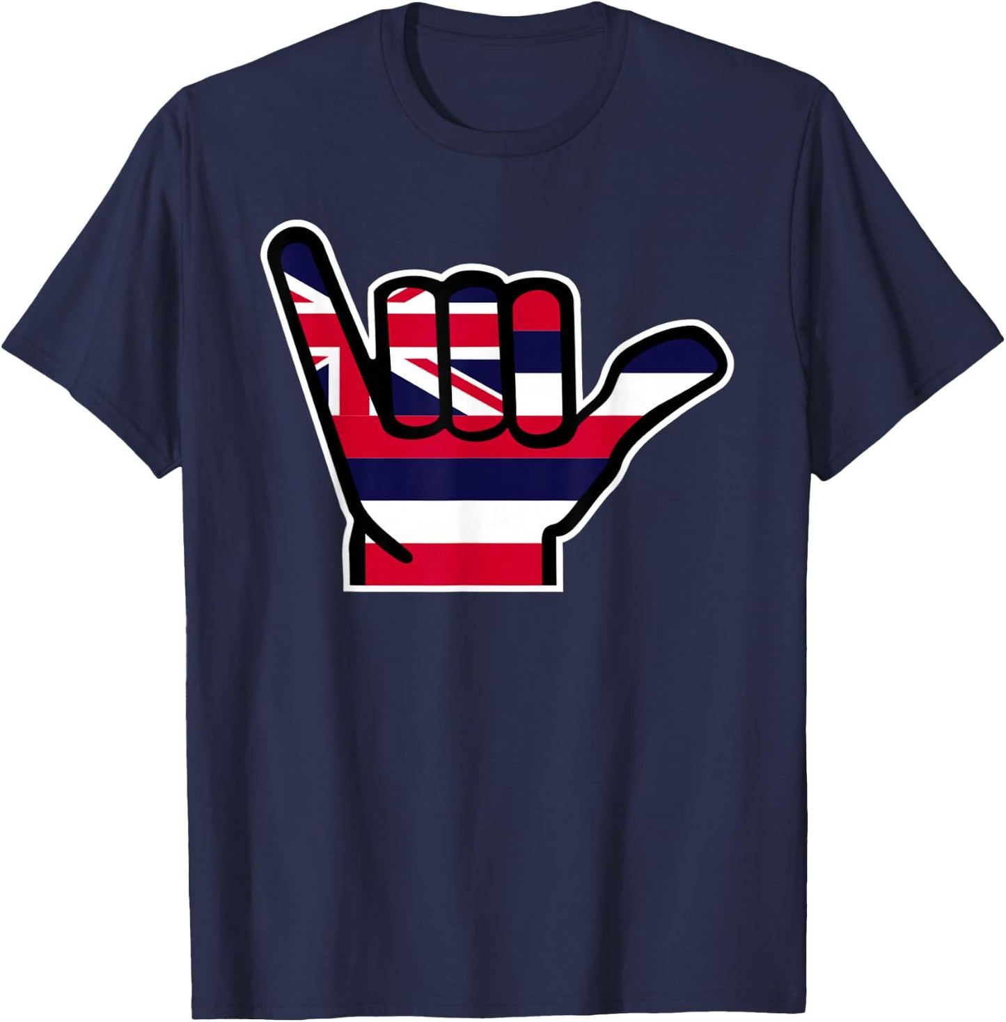 Hawaii hand flag T-Shirt - T-Shirt | Navy