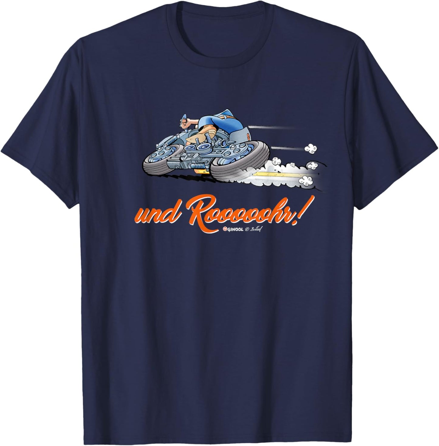 WERNER And Rooooohr! , black T-Shirt - T-Shirt | Navy