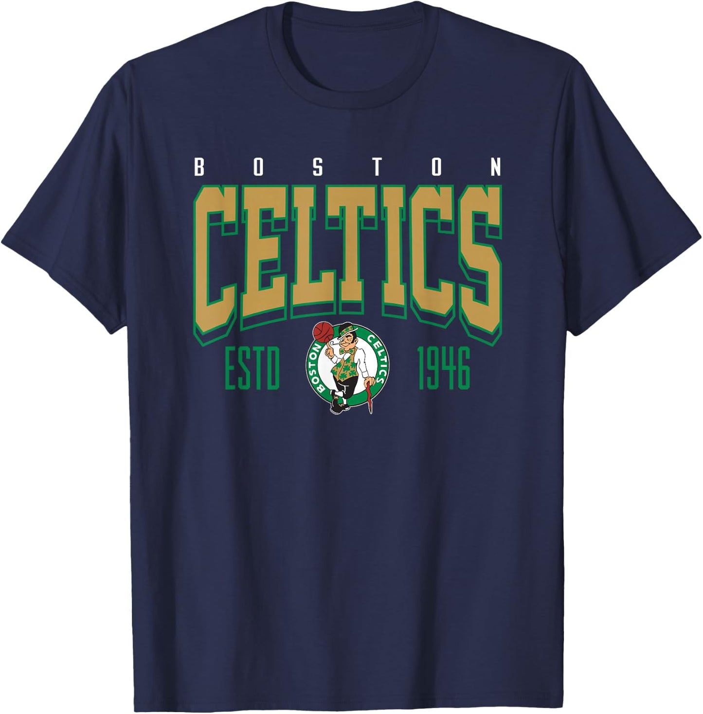 NBA Official Boston Celtics Battle Tested T-Shirt - T-Shirt | Navy