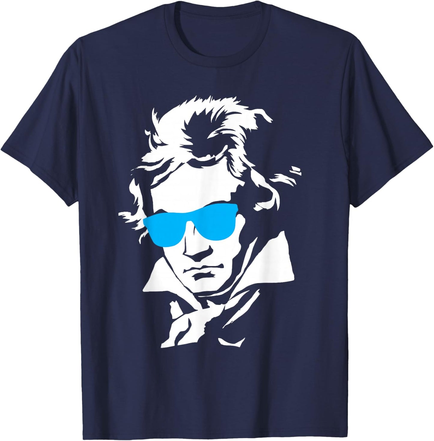 Beethoven Ludwig Van Classic Music T-Shirt - T-Shirt | Navy