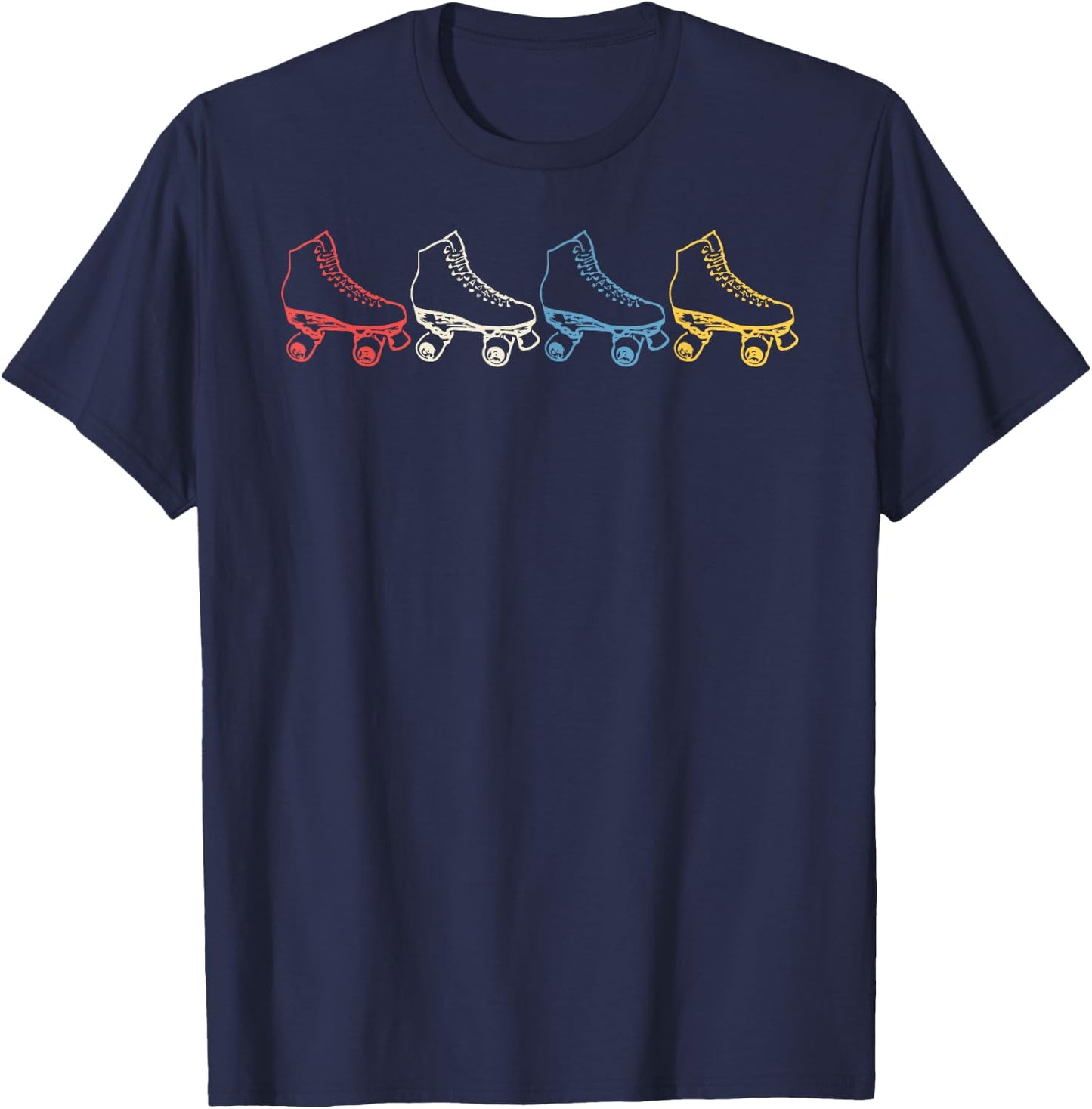 Roller Skating Roller Skate Gift Roller Skater T-Shirt - T-Shirt | Navy