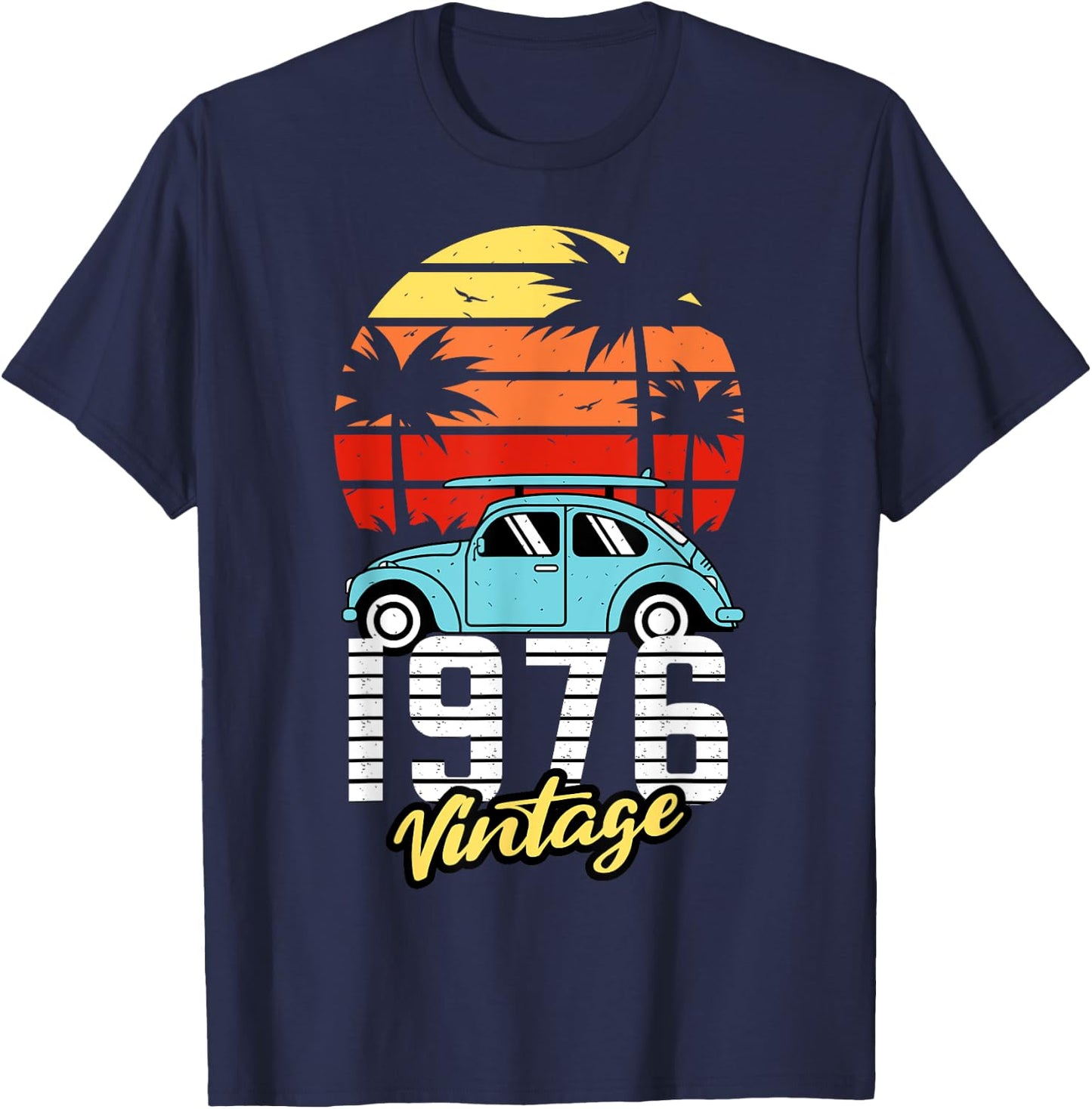 Jahrgang 1976, Vintage-Klassiker, Retro-Geschenke zum Geburtstag T-Shirt - T-Shirt | Navy