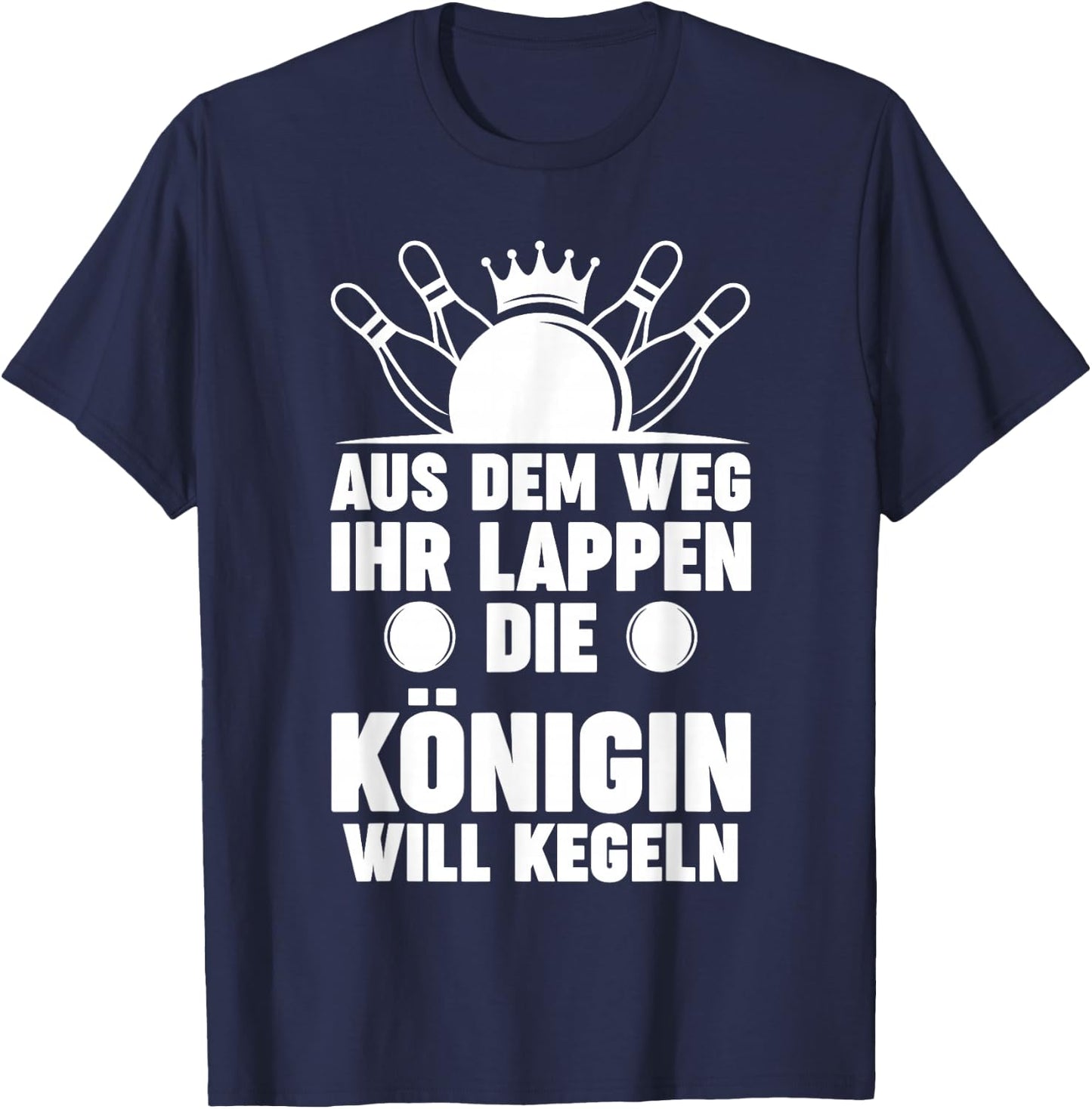 with Queen Cones, black T-Shirt - T-Shirt | Navy