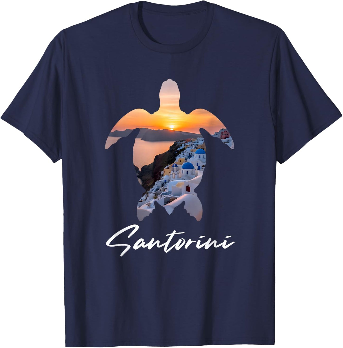 Santorin Grèce - Santorin T-Shirt - T-Shirt | Navy