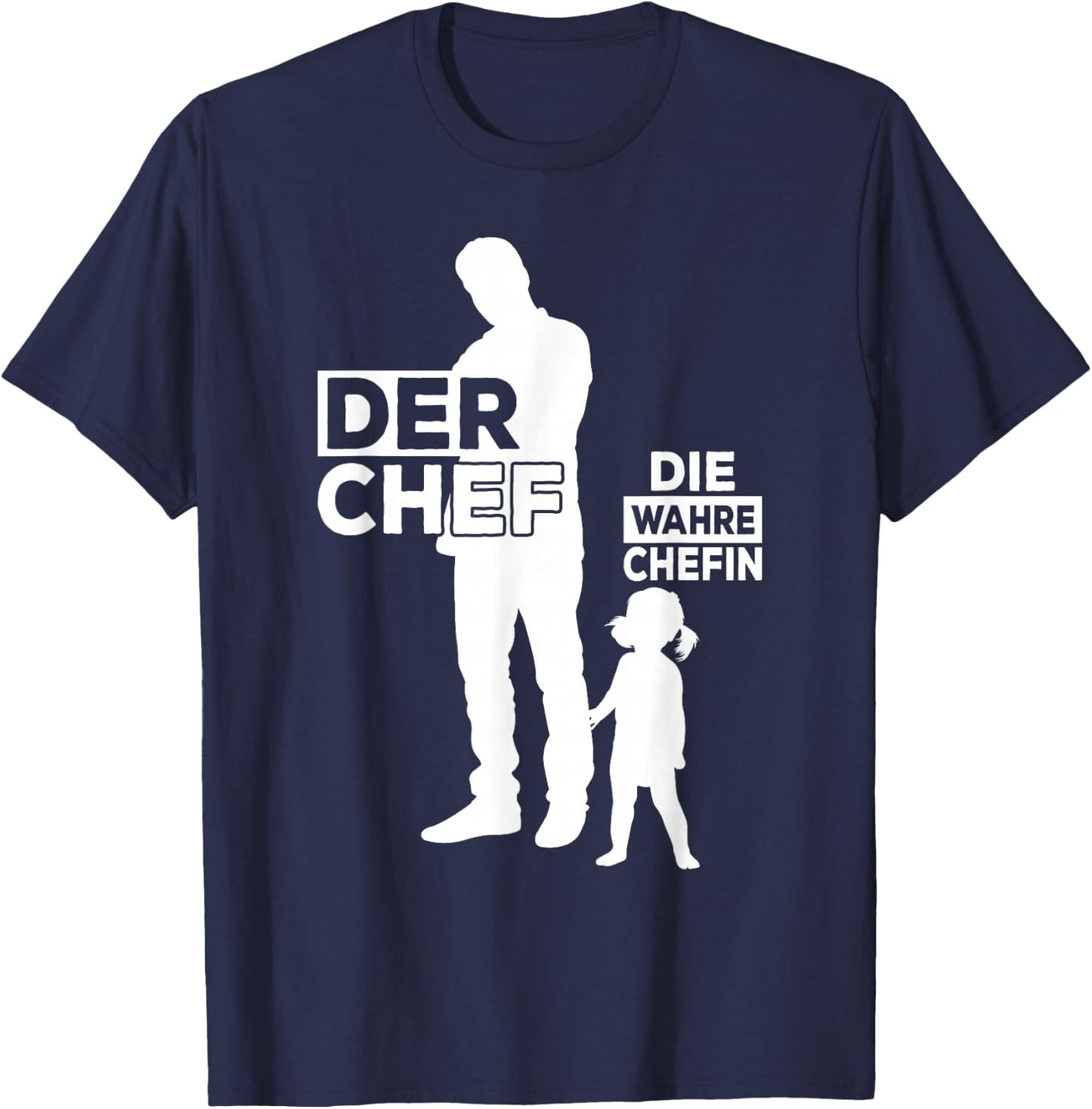 Father Daughter Partner Look Father's Day Dad Daughter T-Shirt - T-Shirt | Navy