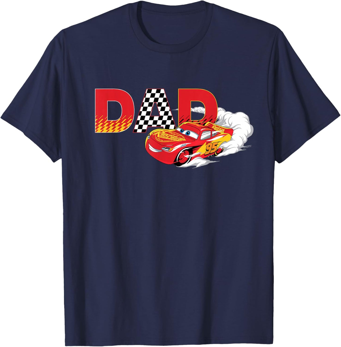 Disney & Pixar's Cars Dad Birthday Gift Father's Day T-Shirt - T-Shirt | Navy