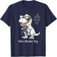 T-rex Dinosaur Rare Disease Day Dino Toddlers T-Shirt - T-Shirt | Navy