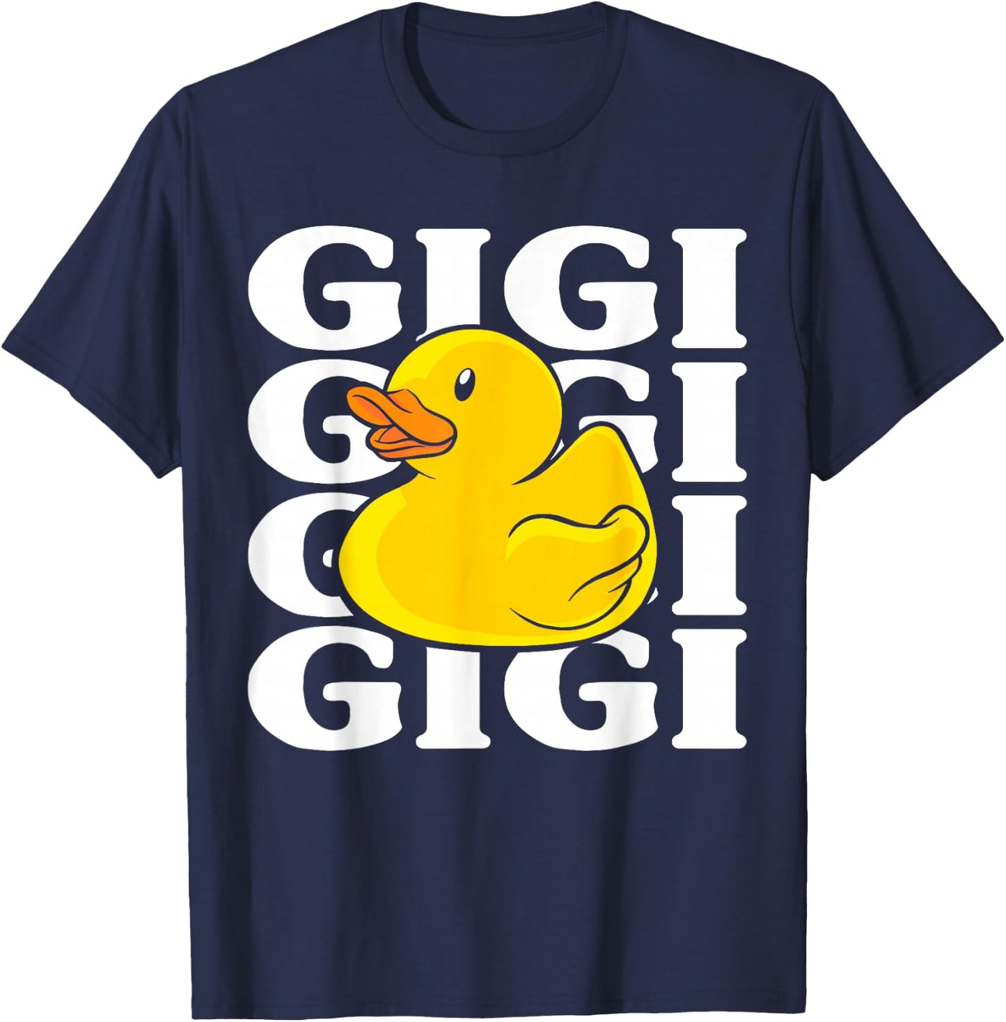 One Happy Dude Gigi 1st Birthday Rubber Duck Party T-Shirt - T-Shirt | Navy