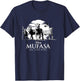 Disney Mufasa: The Lion King Monochromatic Sunset T-Shirt - T-Shirt | Navy