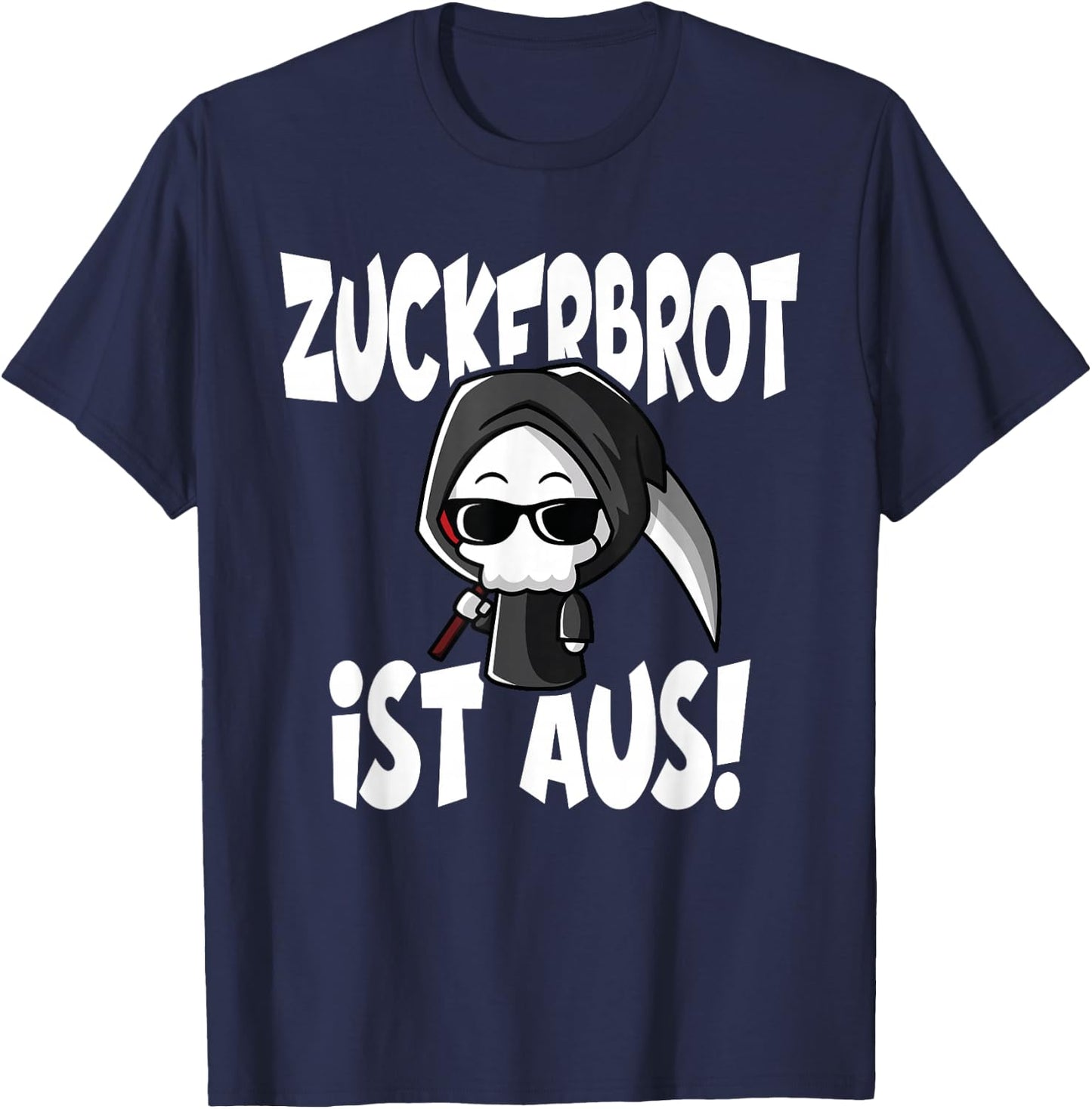 Zuckerbrot Ist Aus Geduldsfaden Women's with Funny Slogan, black, s T-Shirt - T-Shirt | Navy
