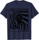 Procrastinators Unite Tomorrow , red T-Shirt - T-Shirt | Navy