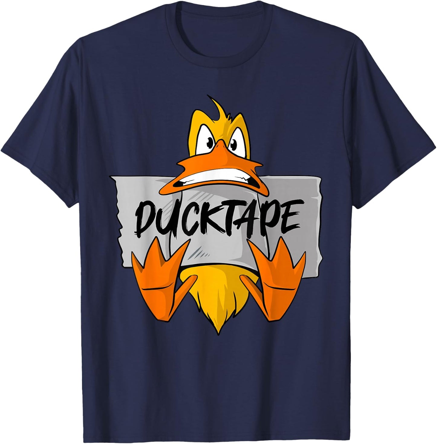 Funny Duck Tape T-Shirt - T-Shirt | Navy