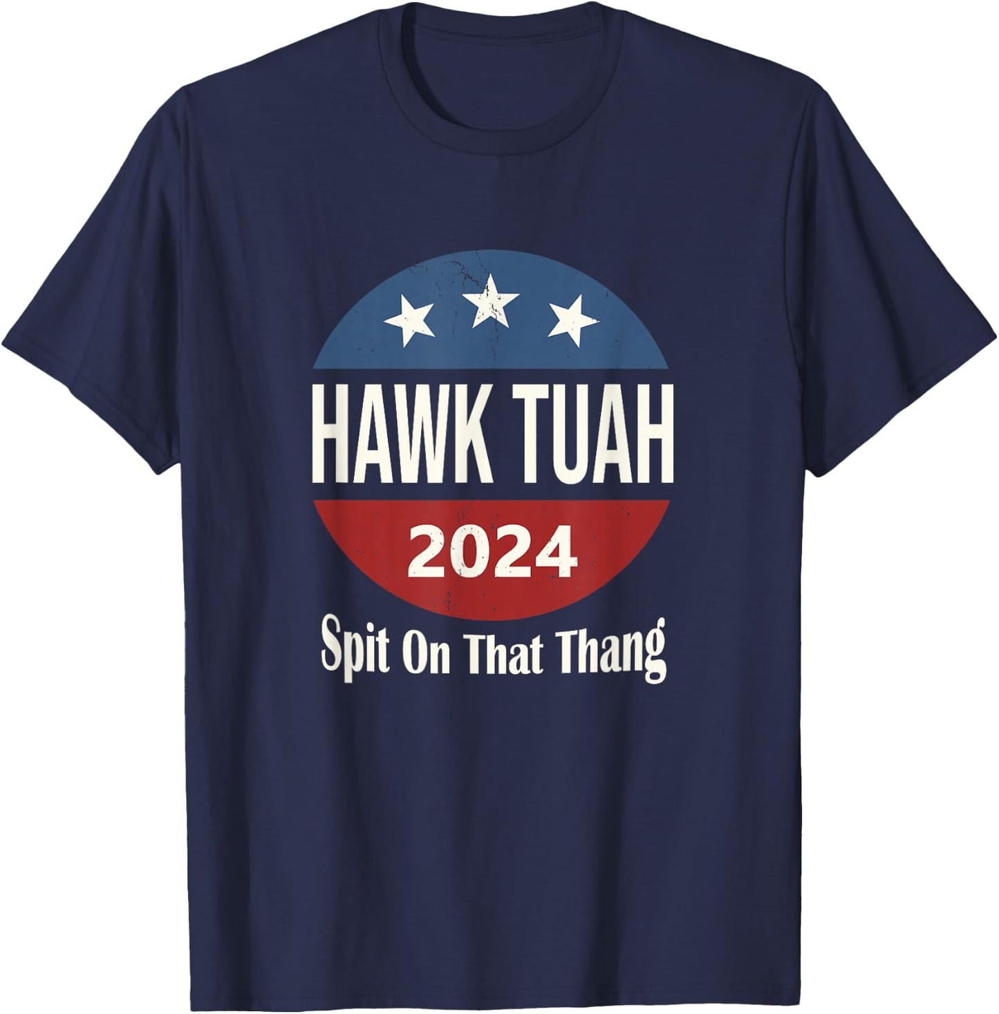 Hawk Tuah T-Shirt - T-Shirt | Navy