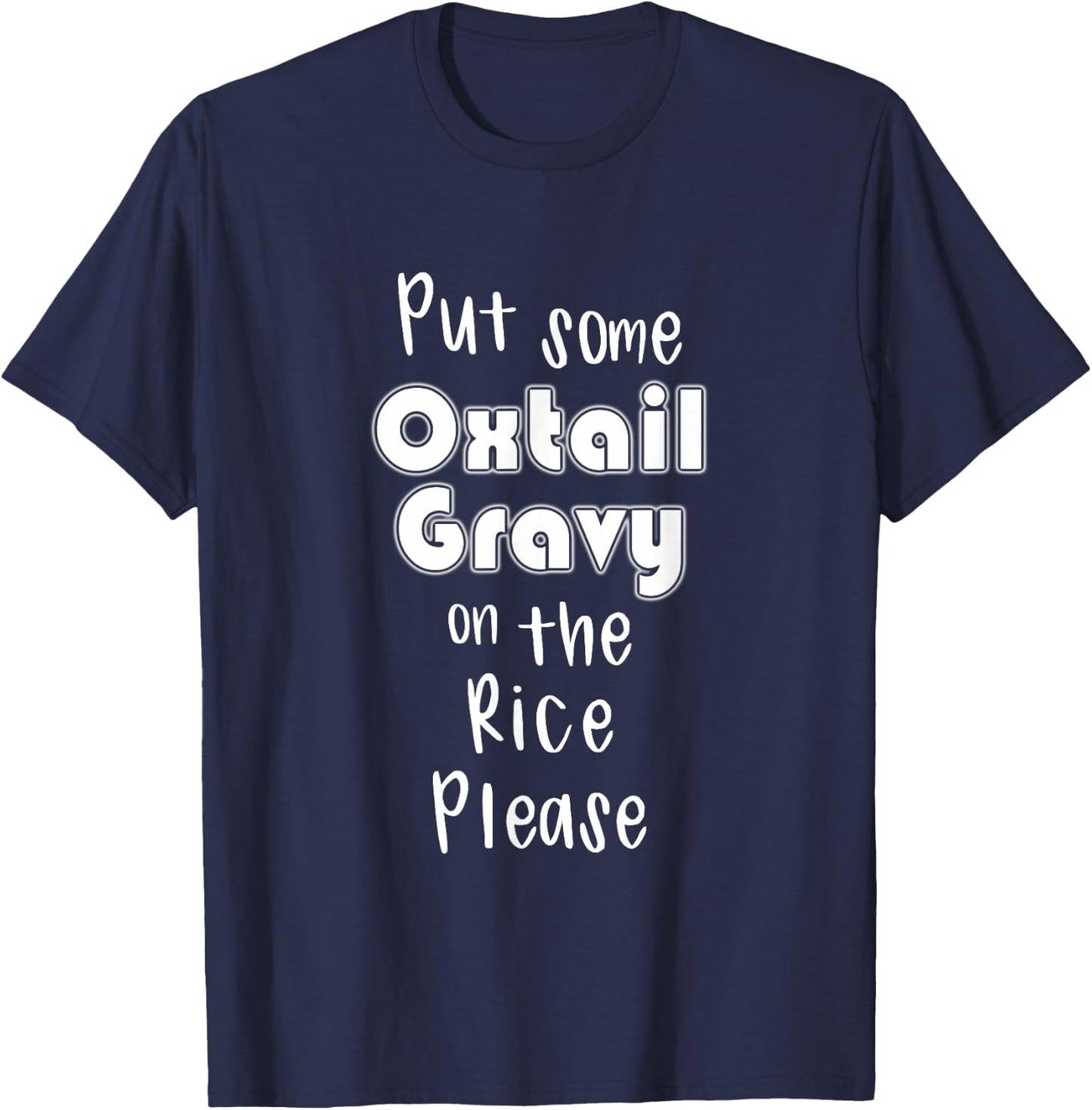 Jamaican Oxtail Jamaica Food Gift T-Shirt - T-Shirt | Navy