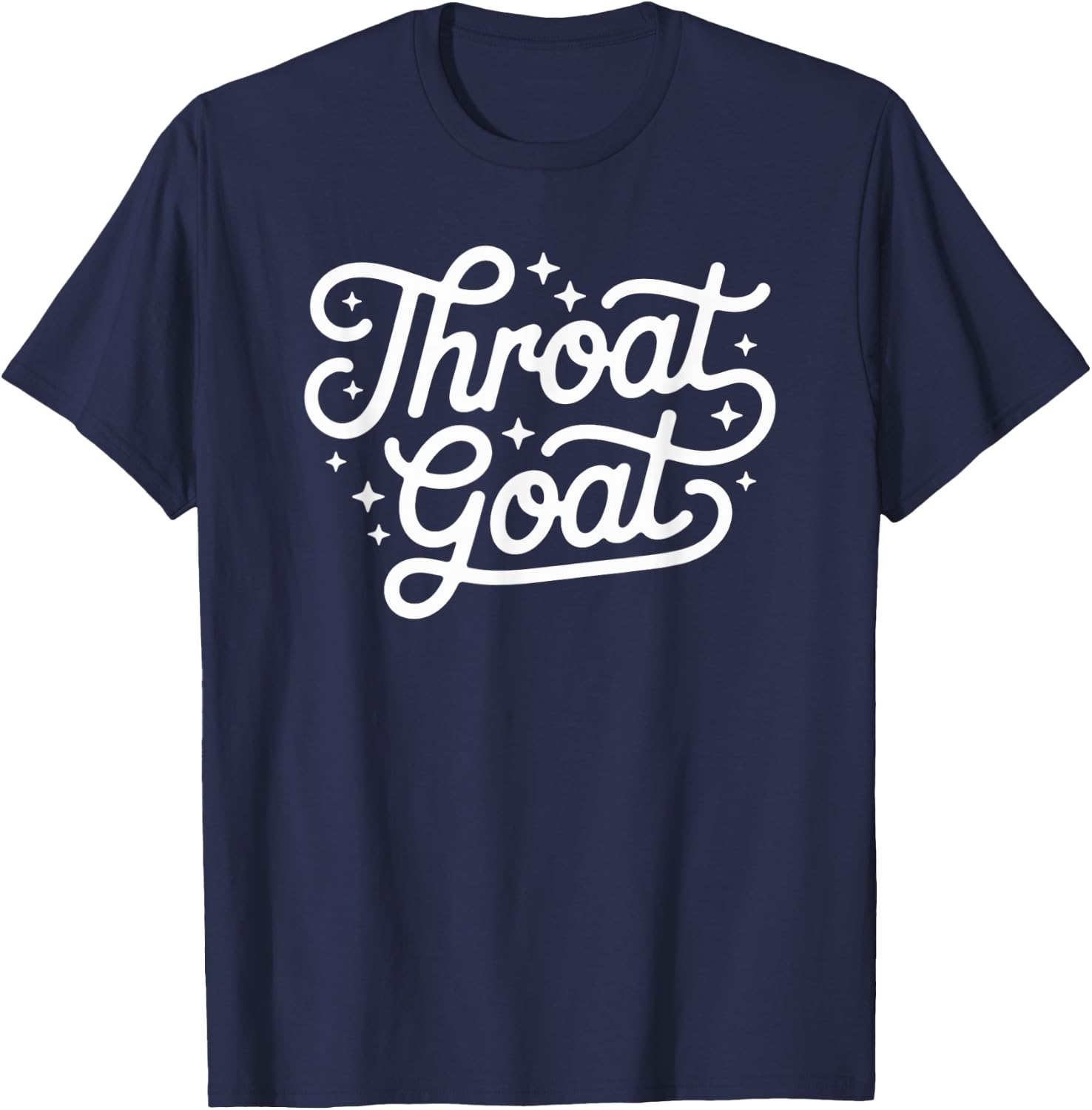 Funny Throat Goat Inappropriate Embarrassing Women T-Shirt - T-Shirt | Navy