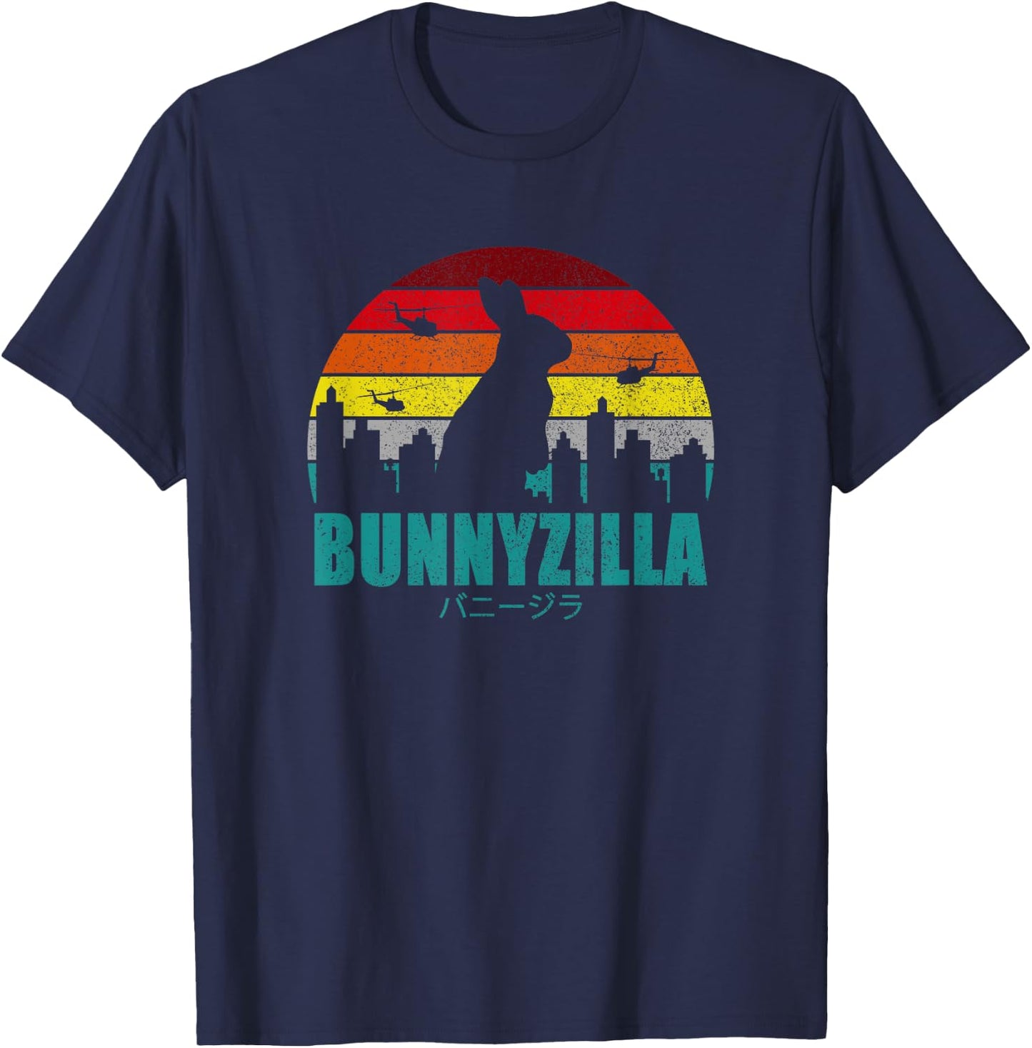 Bunnyzilla I Bunny Lover T-Shirt - T-Shirt | Navy