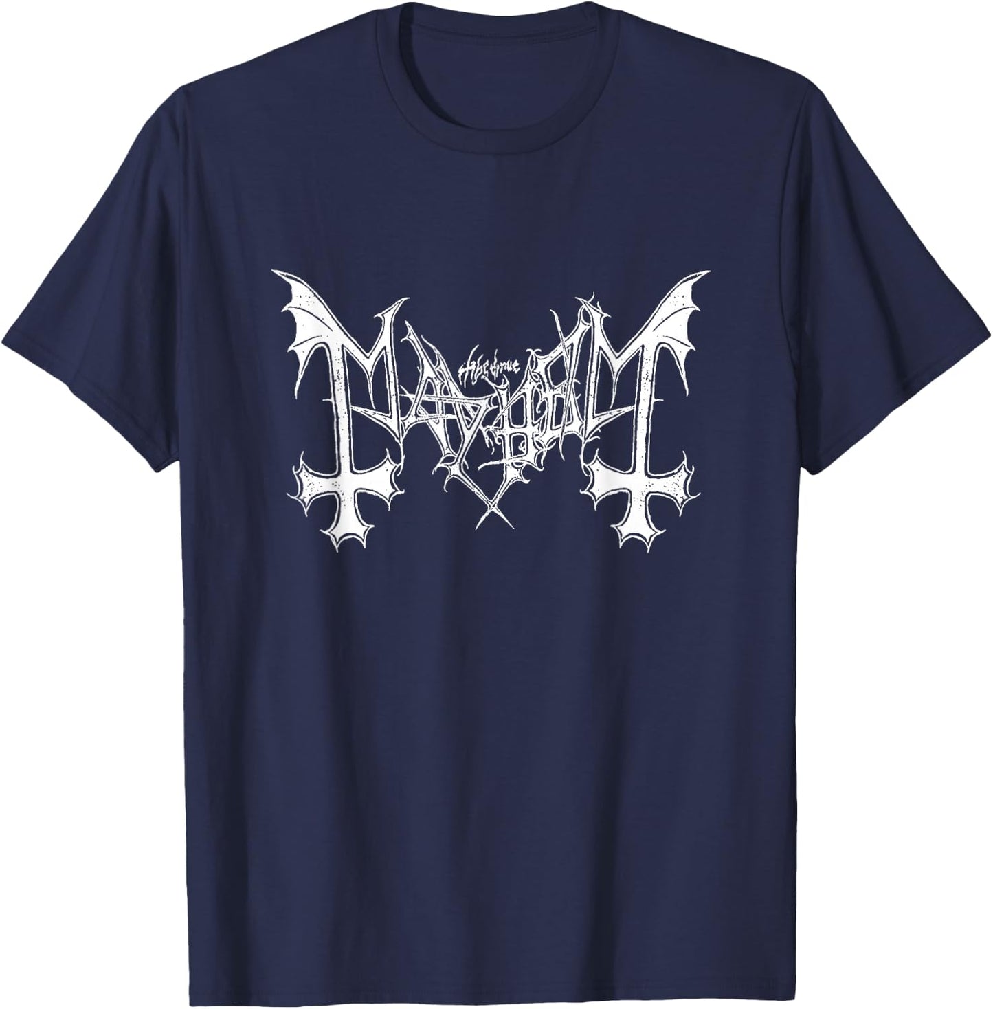 Mayhem - Official Merchandise - Logo T-Shirt - T-Shirt | Navy