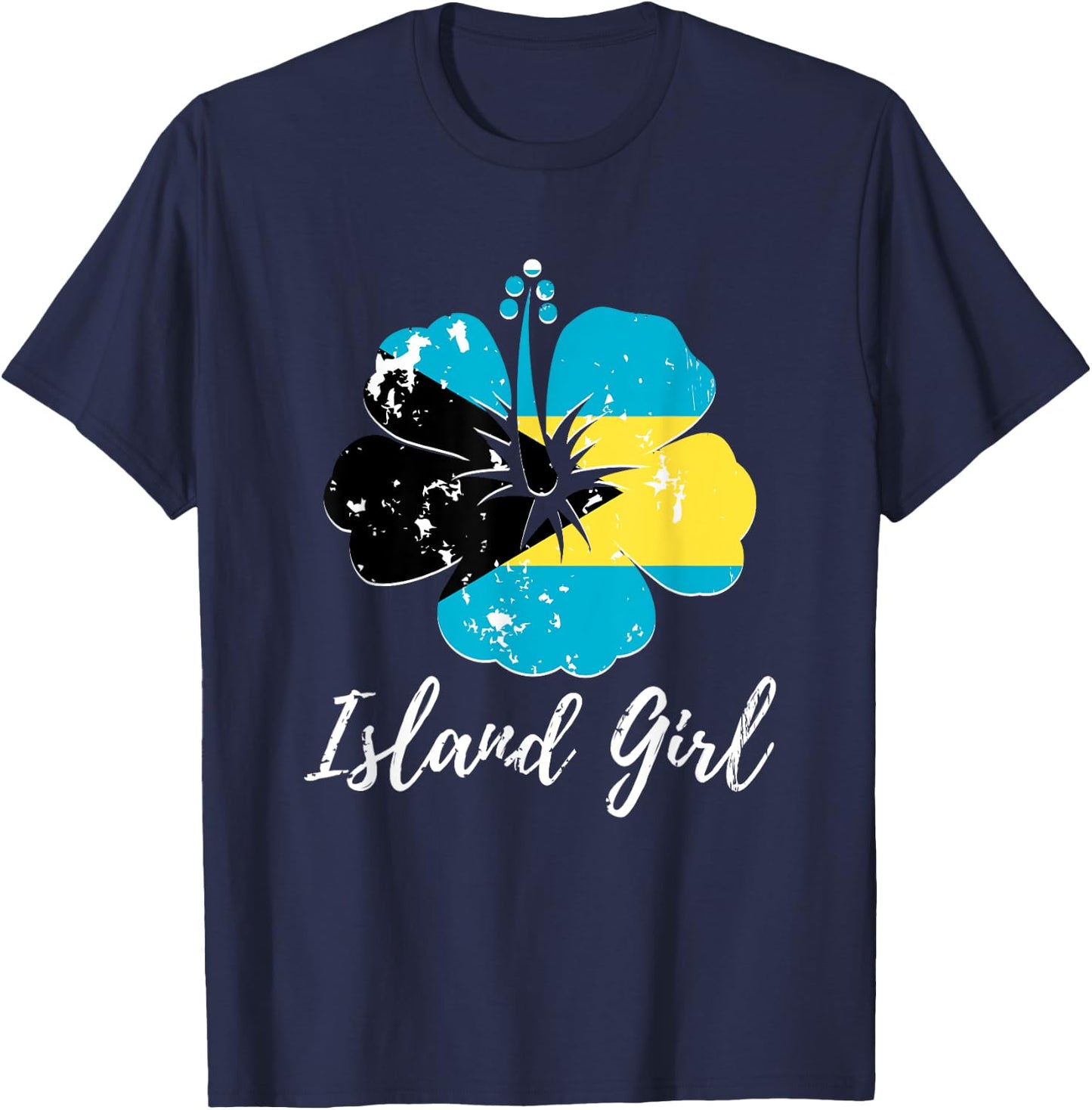 Bahamas Flag T-Shirt - T-Shirt | Navy