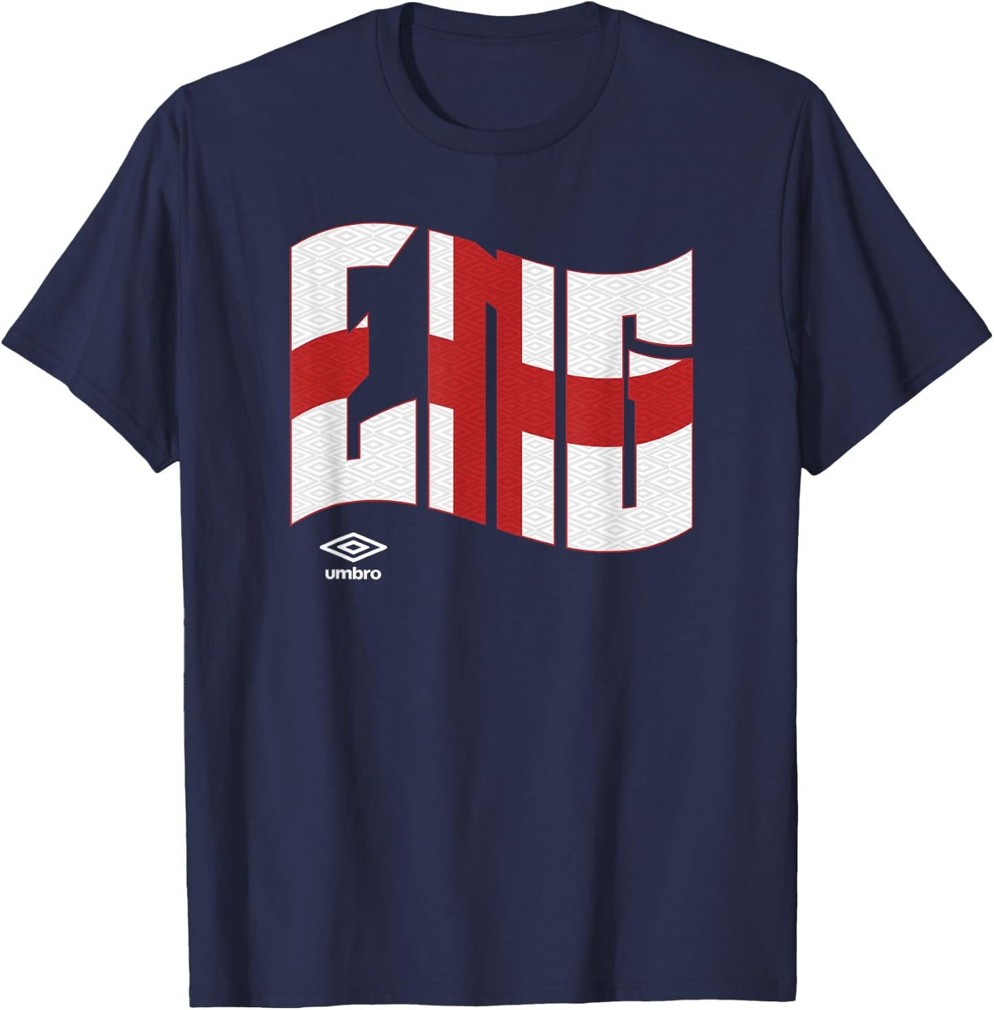 Umbro International Soccer Wavy England Logo T-Shirt - T-Shirt | Navy