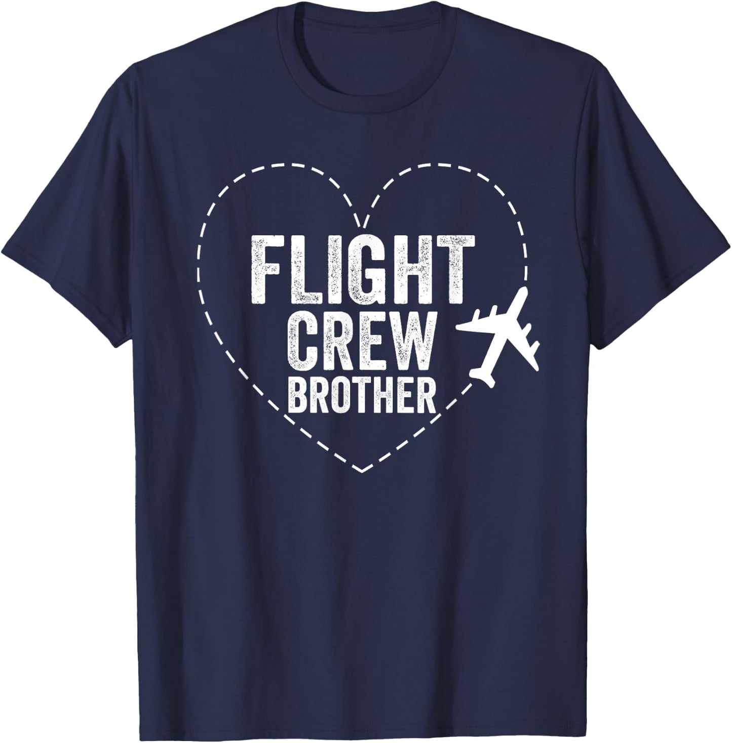 Flight Crew Brother Airplane Family Vacation Airplane Mode T-Shirt - T-Shirt | Navy