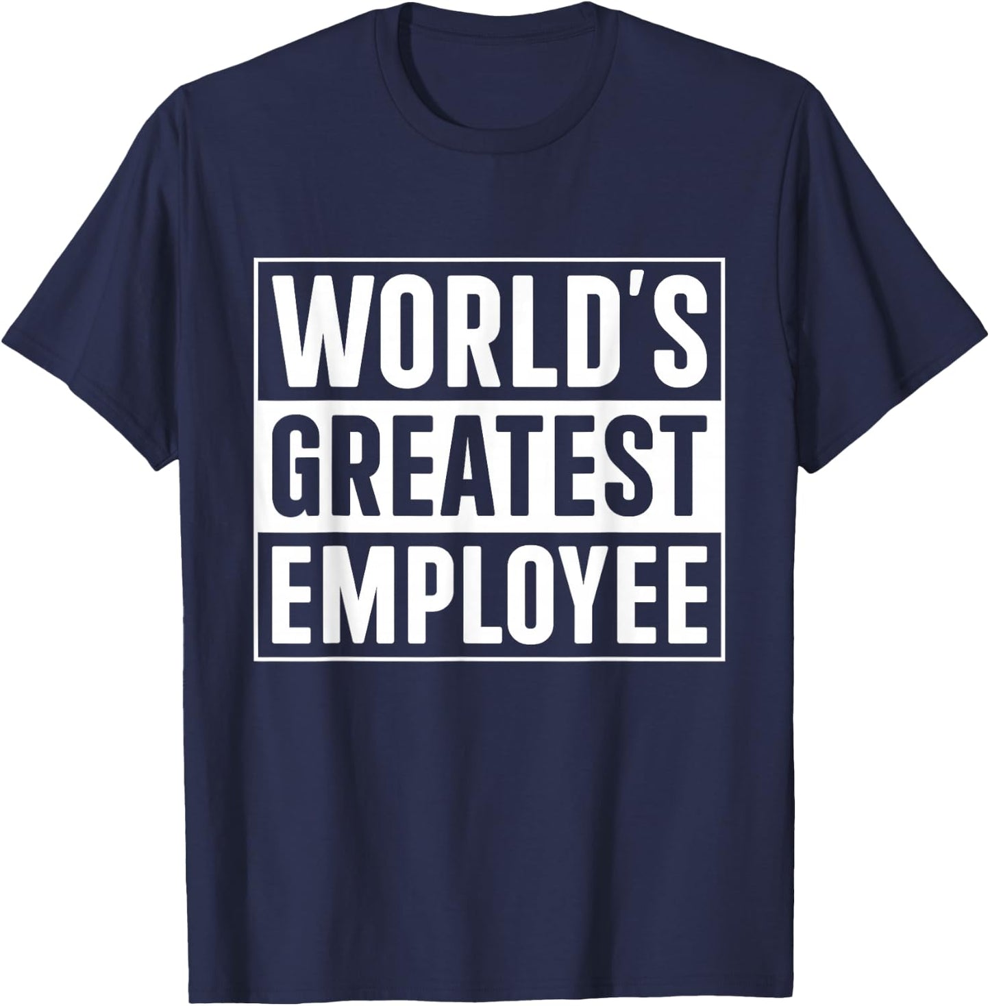 World's Best Employee T-Shirt - T-Shirt | Navy