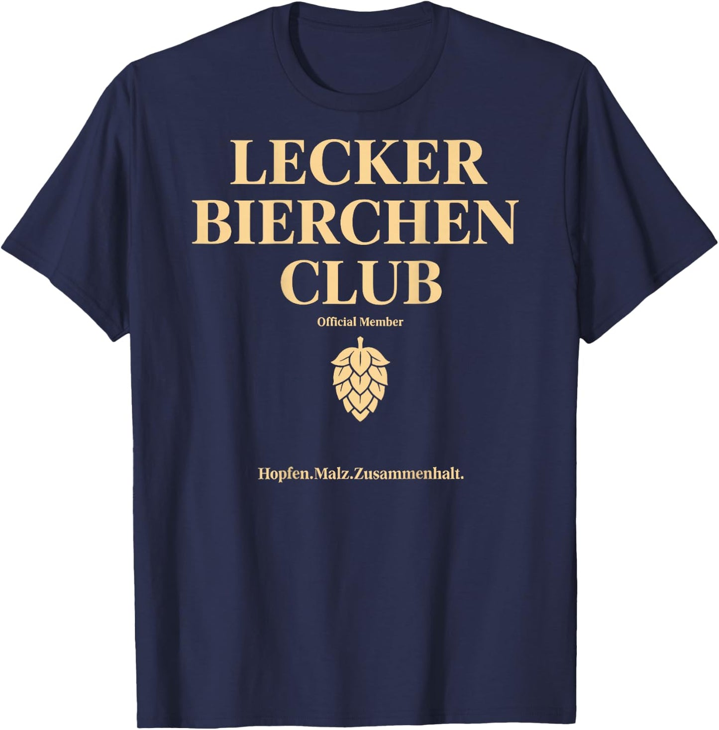 lecker Bierchen Club T-Shirt - T-Shirt | Navy
