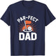 Par-fect Dad Funny Design Celebration Apparel Dad Father's d T-Shirt - T-Shirt | Navy