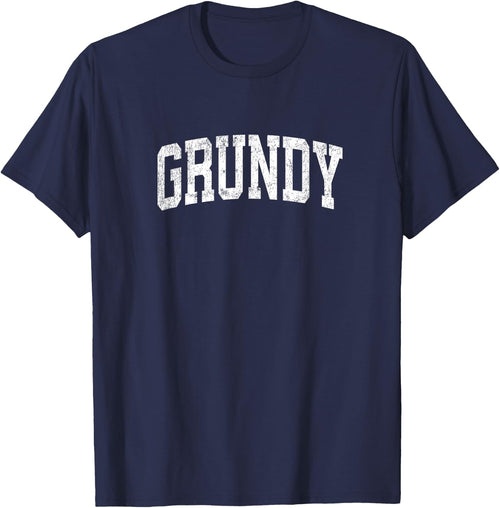Grundy Virginia VA Vintage Athletic Sports Design