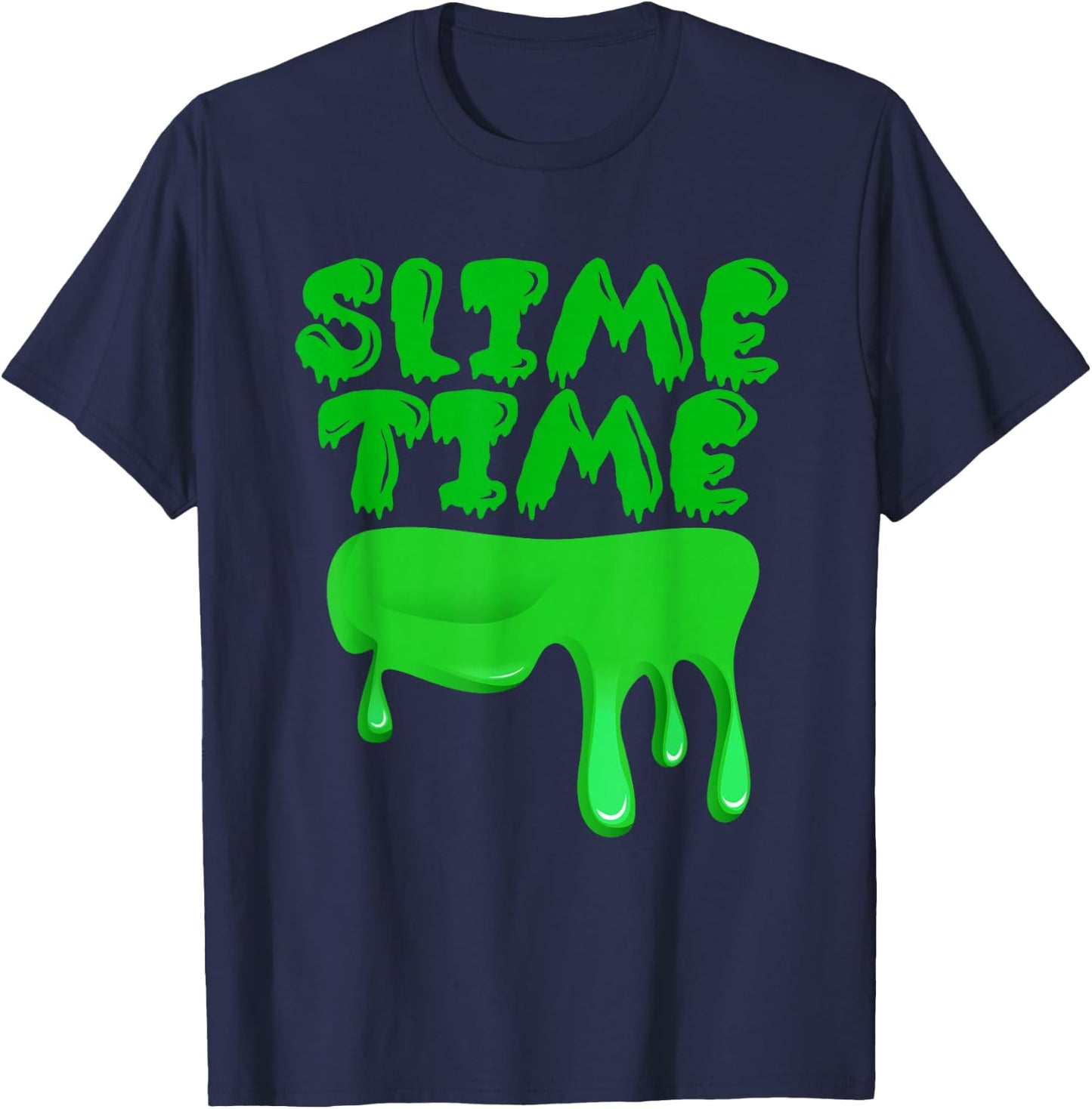Slime Time T-Shirt - T-Shirt | Navy