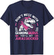Dont Mess With Grandmasaurus Youll Get Jurasskicked Grandma T-Shirt - T-Shirt | Navy