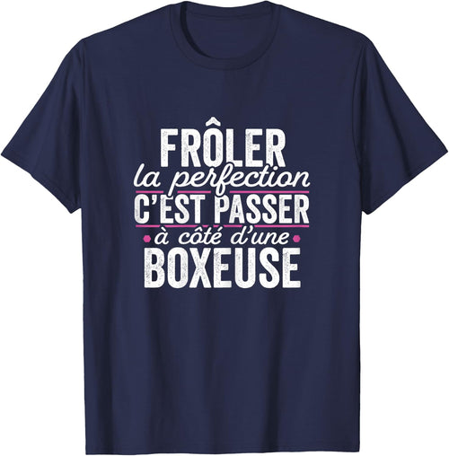 La Boxeuse Parfait Woman Gift Humour Boxing
