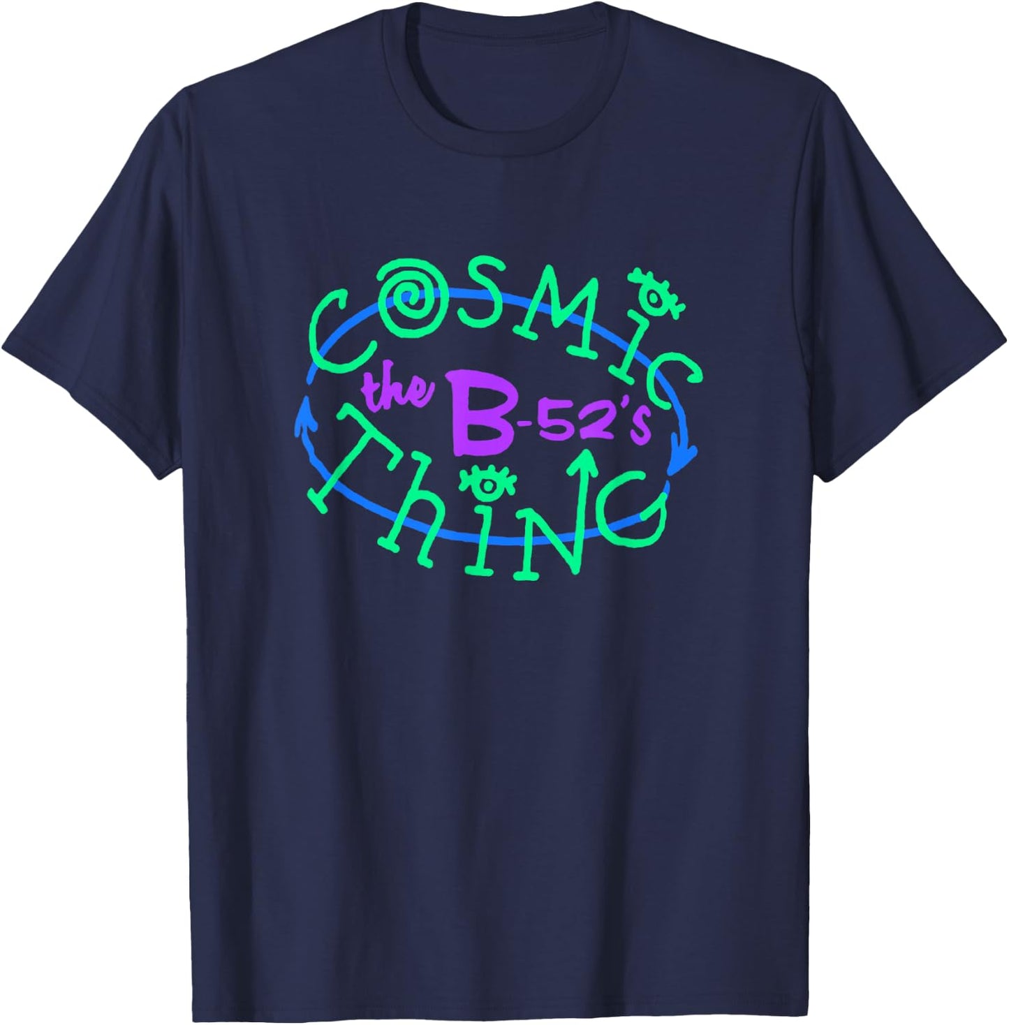 Die B-52 - kosmische Sache T-Shirt - T-Shirt | Navy