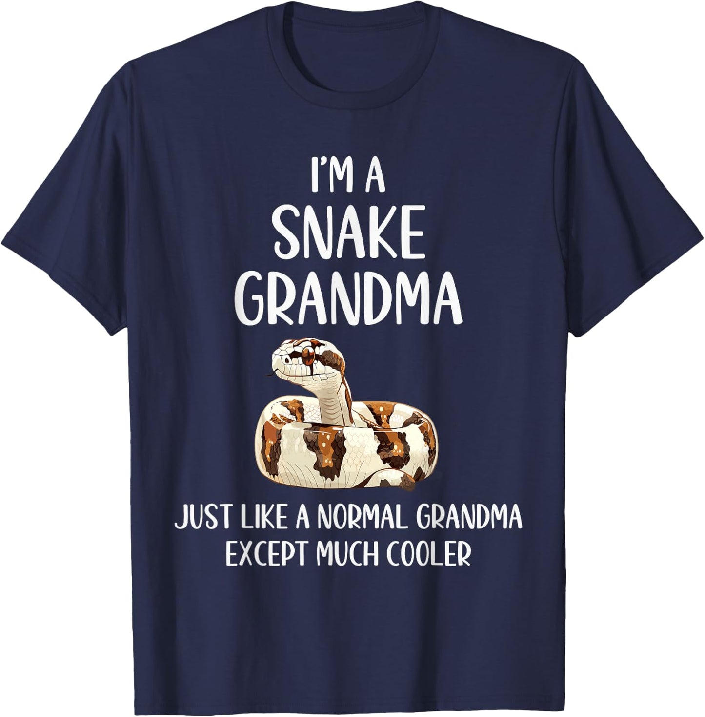 Snake Grandma Definition Funny Animals Lover Mothers Day T-Shirt - T-Shirt | Navy
