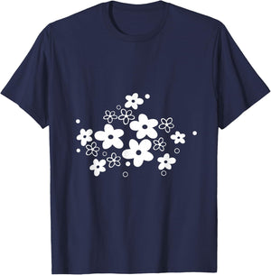Vintage Pyrex Spring Blossom, Retro Kitchen T-Shirt - T-Shirt | Navy
