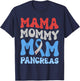 Funny Mama Mommy Mom Pancreas T-Shirt - T-Shirt | Navy