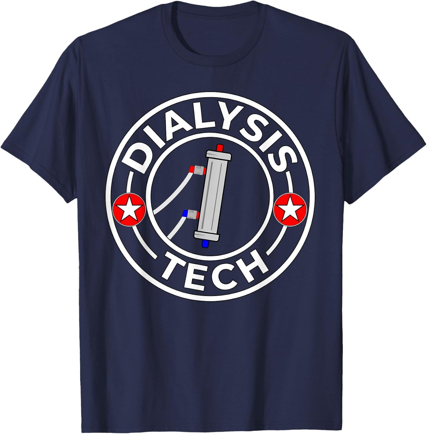 Dialysis Tech CCHT Gift Design T-Shirt - T-Shirt | Navy