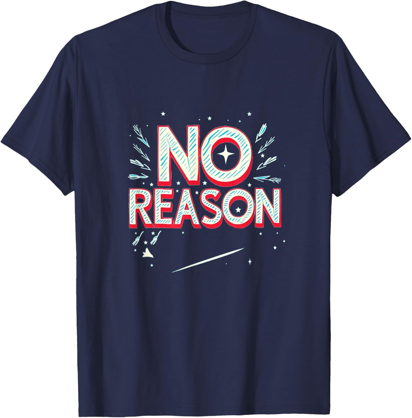 No Reason Emblem T-Shirt - T-Shirt | Navy