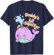Daddy's Lil Squirter Funny Whale Inappropriate Women Adult T-Shirt - T-Shirt | Navy