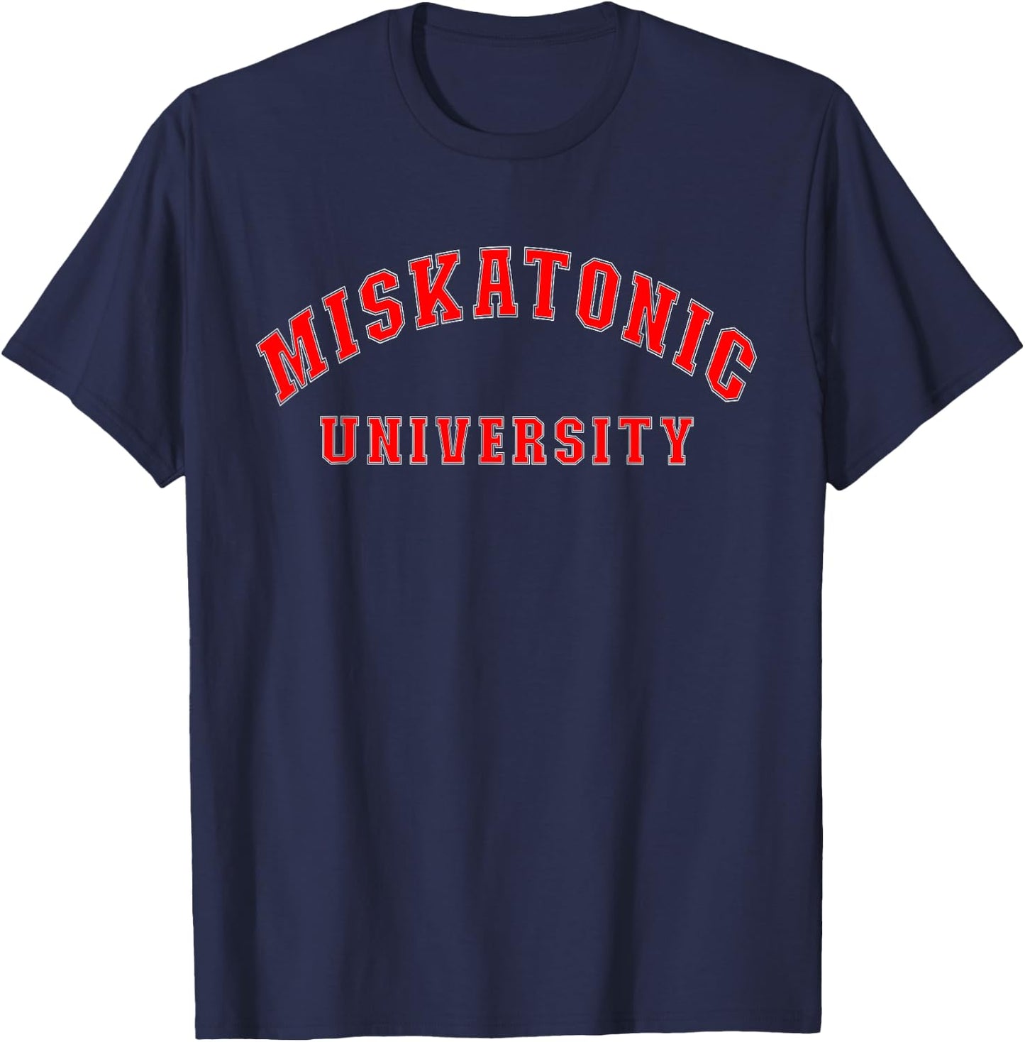 Miskatonic Universität Terror rote Literatur T-Shirt - T-Shirt | Navy