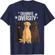 Funny Labrador Retriever Gift Men Women Celebrate Diversity T-Shirt - T-Shirt | Navy