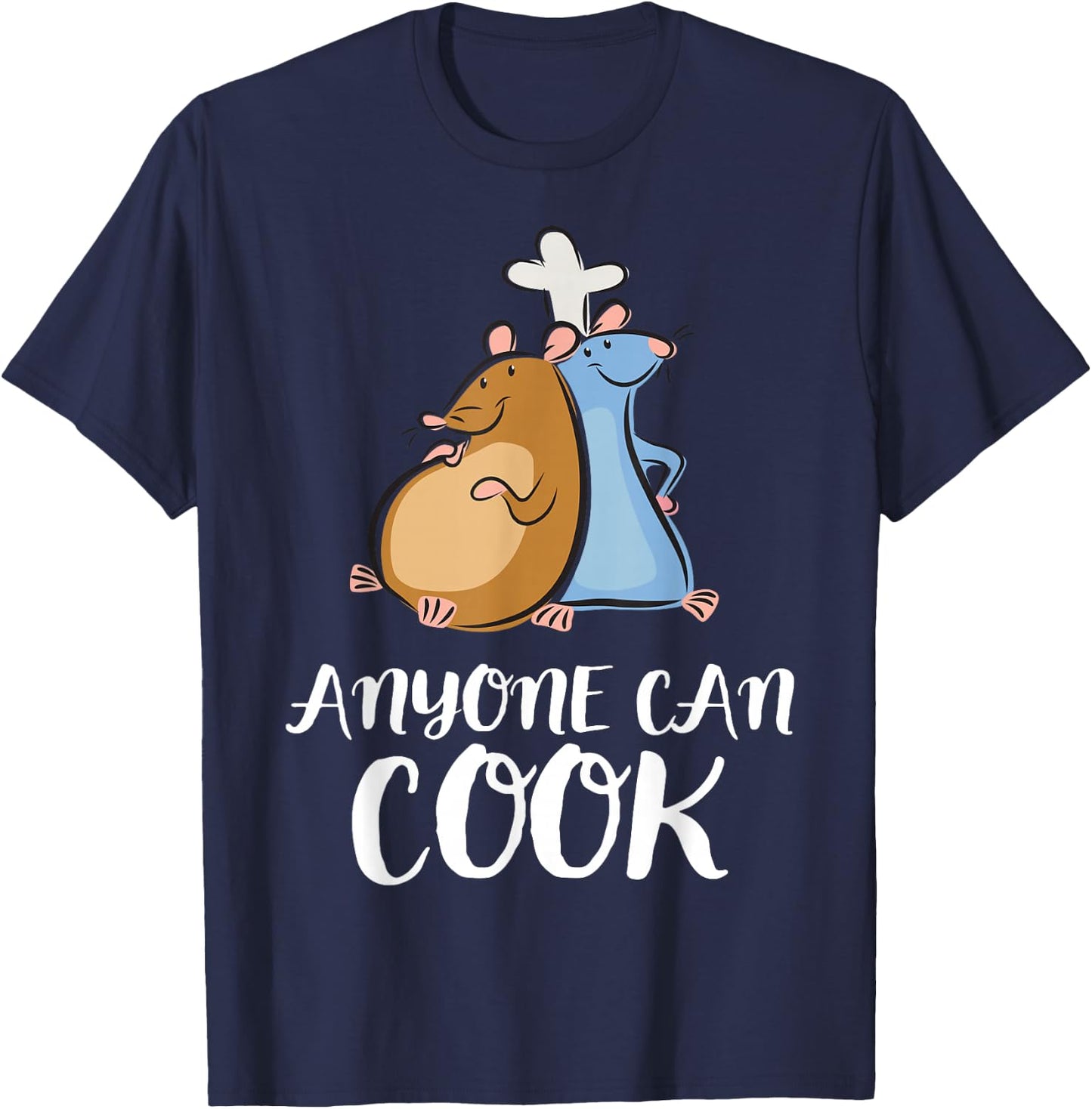 Disney Pixar Ratatouille Anyone Can Cook Sketch Duo T-Shirt - T-Shirt | Navy