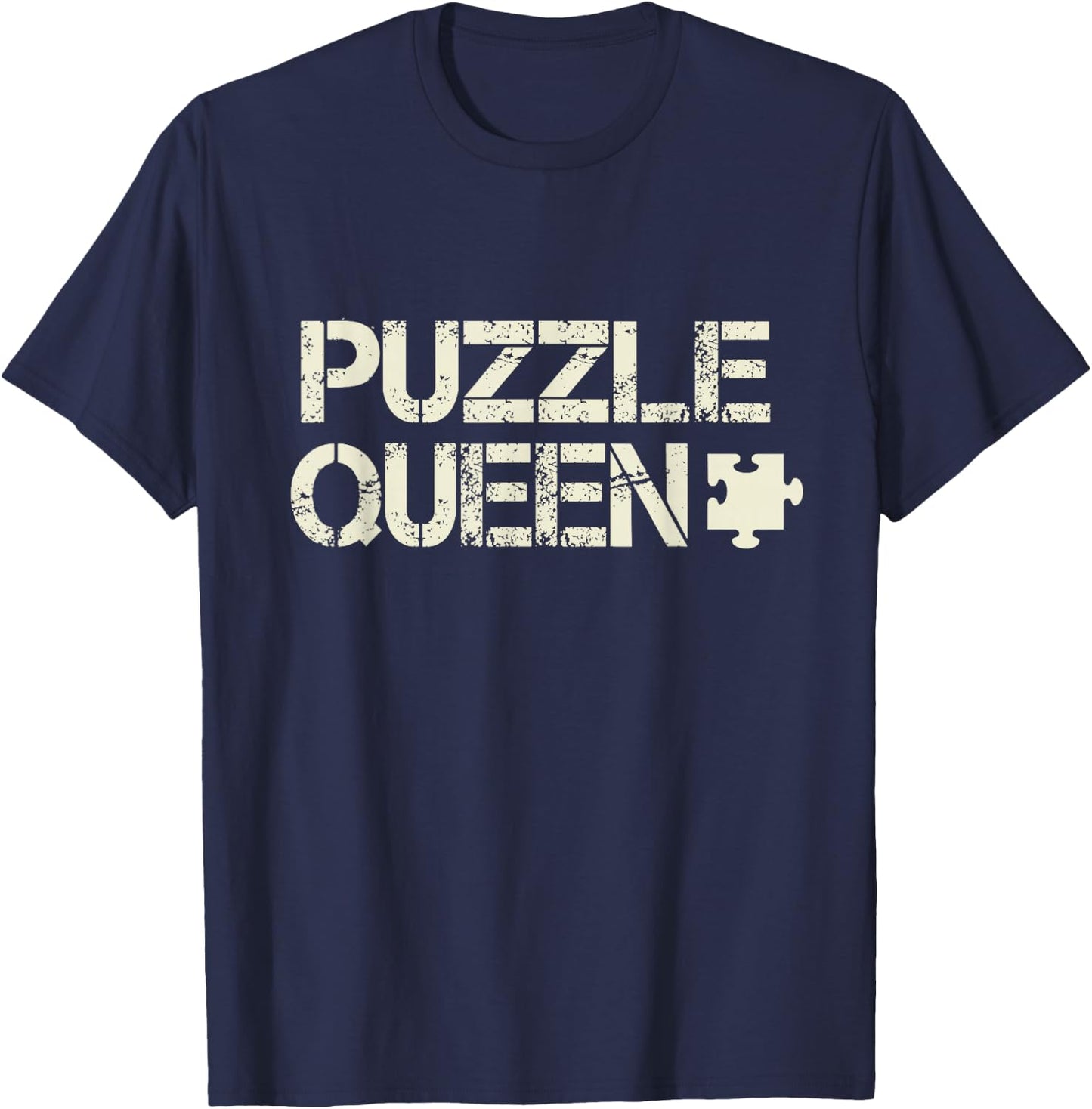 Proud Jigsaw Puzzle Queen Gifts Lover Puzzle Love Gift T-Shirt - T-Shirt | Navy